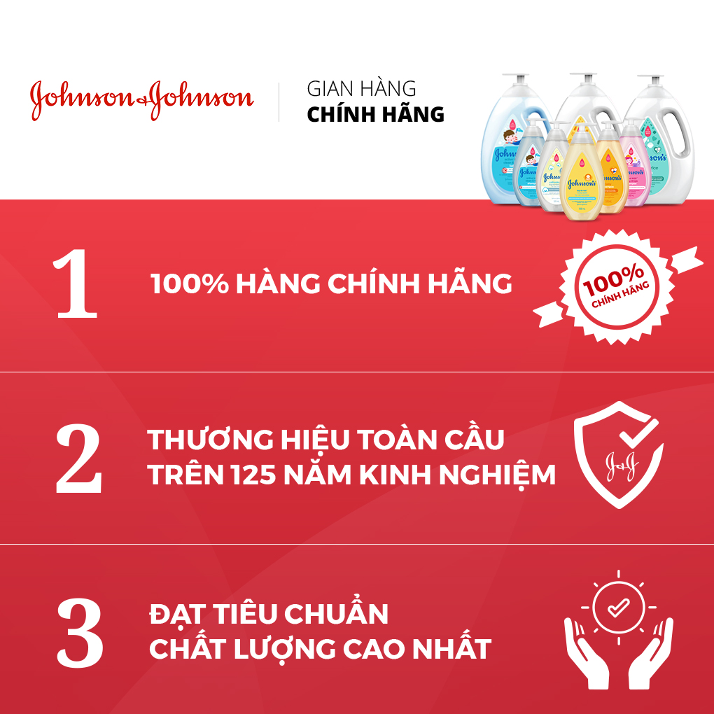 Bộ 2 Chai Sữa Tắm Johnson's Baby Cho Bé - Milk Rice & Active Fresh - Dung Tích 1000mlx2