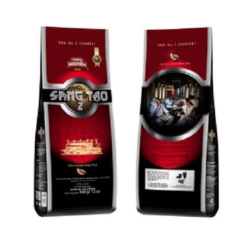 Combo 2 Bịch Cà phê Rang Xay Sáng Tạo 2 - Trung Nguyên Legend - 340gr (Gu vừa, cafein vừa, vị êm, hơi đắng)