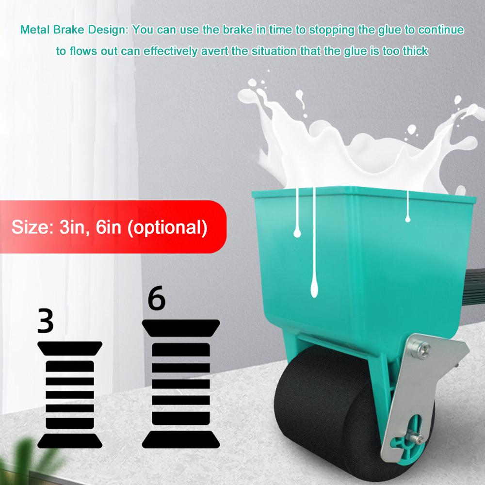 180Ml/320Ml Công Suất Lớn Hướng Dẫn Sử Dụng Gluer Con Lăn Loại Gluer Di Động Cầm Tay Bảng Gỗ Máy Dán Kim Loại Phanh