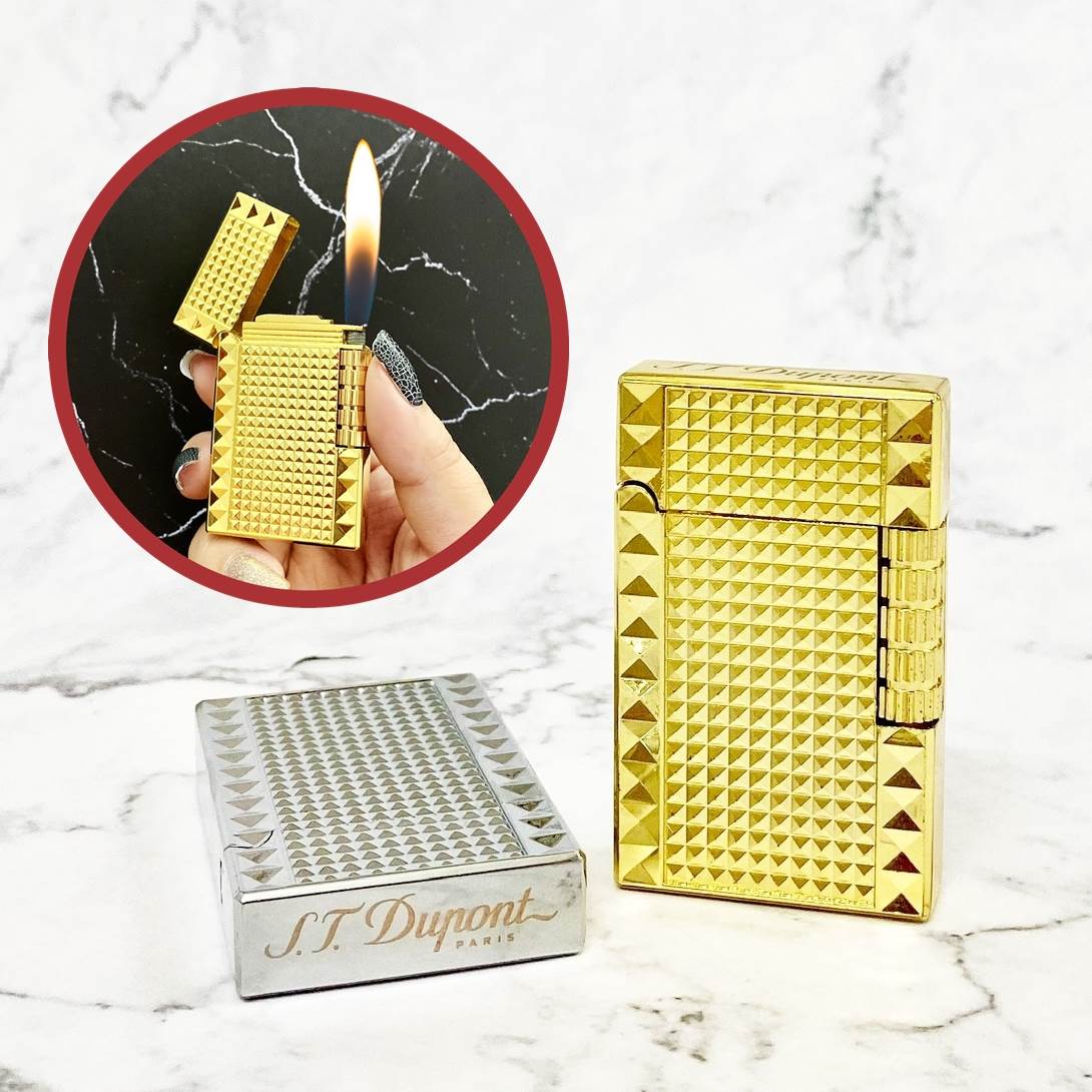 Hộp quẹt bật lửa Dupont kim cương M-9 -