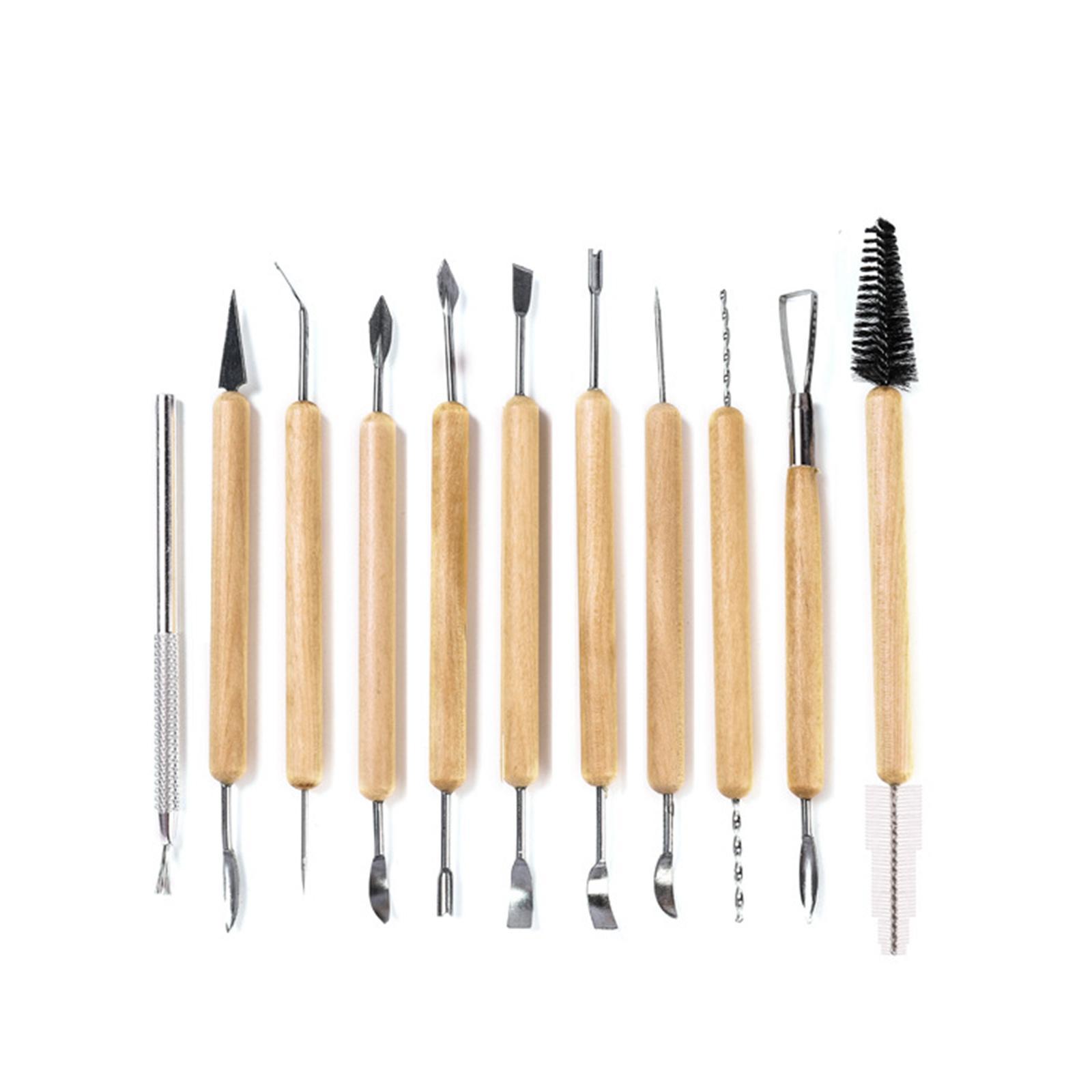 36x Pottery Tool Clay Sculpting Tools Kit Modeling Clay for DIY Handicraft