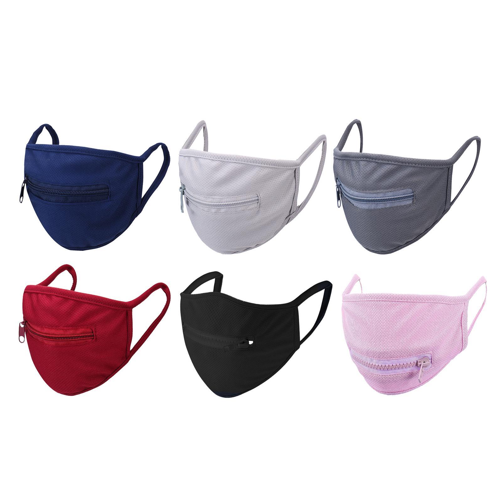 Washable Protective Mask Men & Women Reusable Zipper Mask Easy To Drink Face Masks Cover Protect Unisex Washable Face Mouth Covers