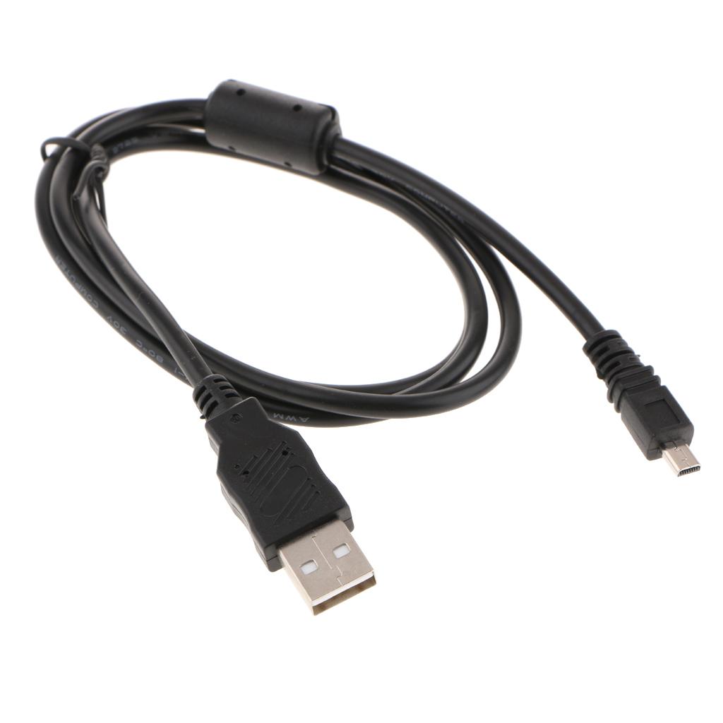 Hilabee 1 M/3.28ft 8 Pin USB Đồng Bộ Dữ Liệu Dây Sạc Cho Nikon Máy Ảnh SLR Kỹ Thuật Số-Đen