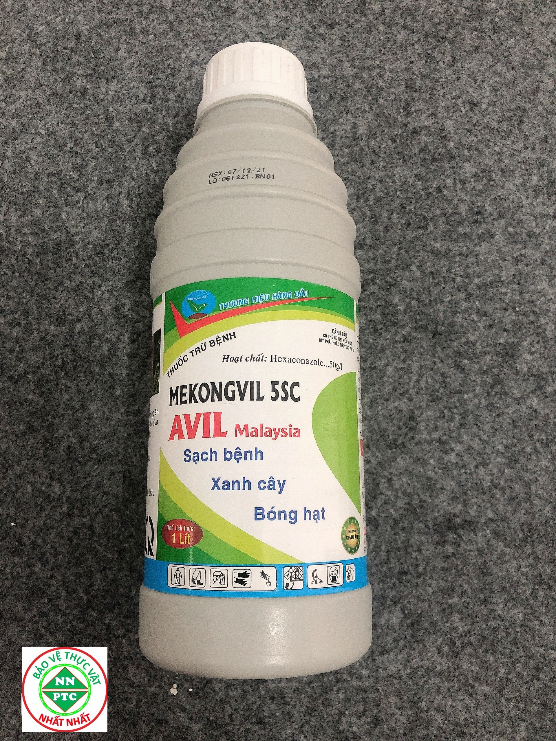 Sản Phẩm Trừ Bệnh Cây Trồng MEKONGVIL 5SC AVIL Malaysia Sạch Bệnh - Xanh Cây-Bóng hạt.