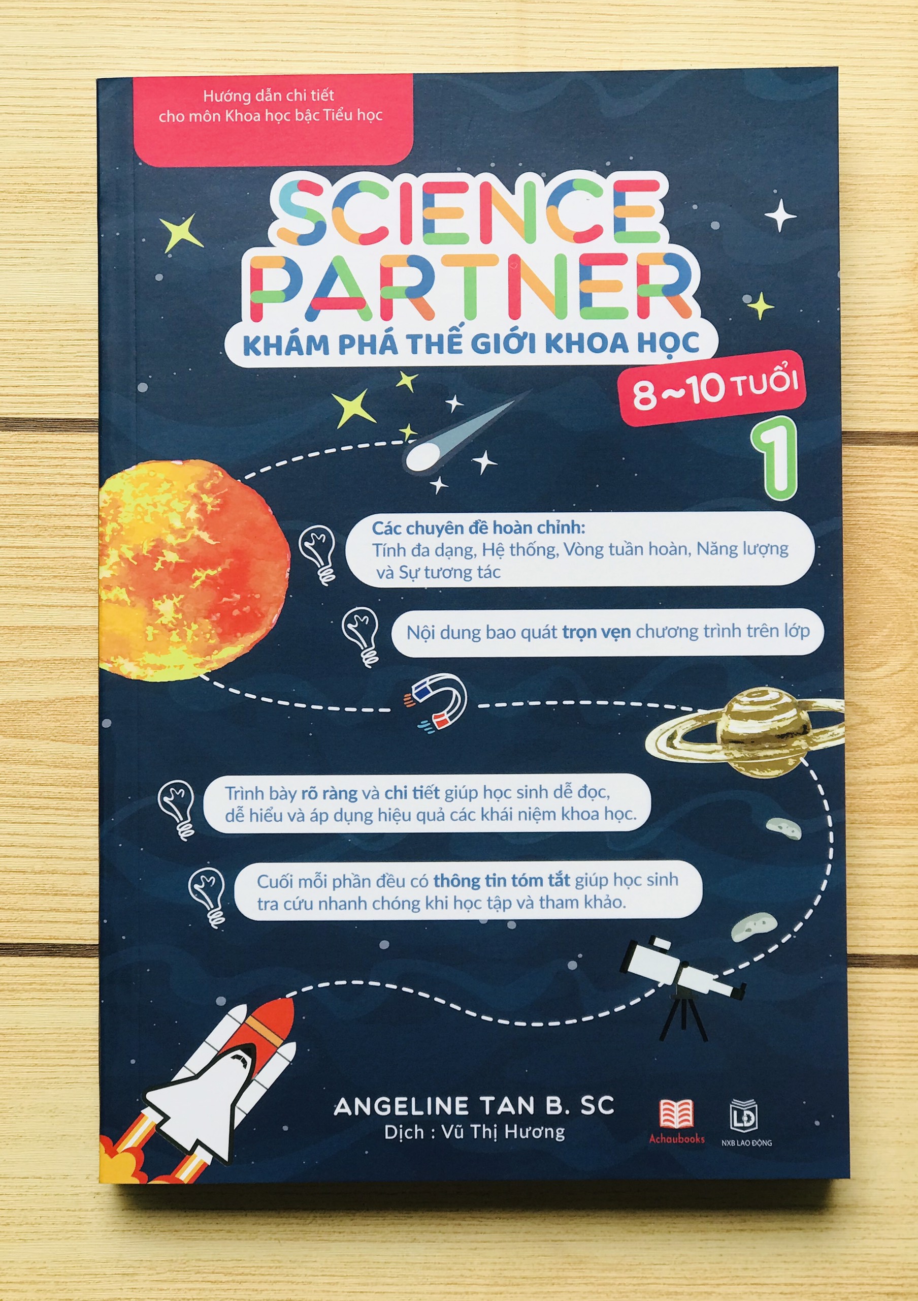 Sách khám phá thế giới khoá học 1 science partner 1 ( 8 - 10 tuổi )