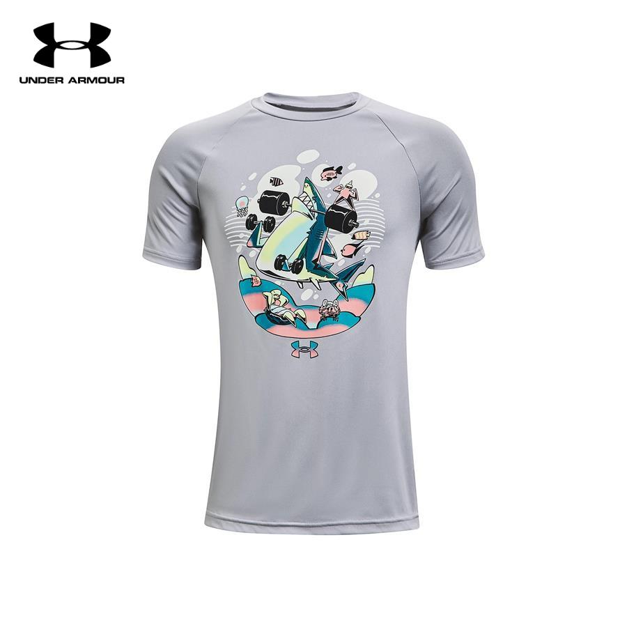 Áo thun tay ngắn bé trai Under Armour Tech Shark Lift - 1361833-011