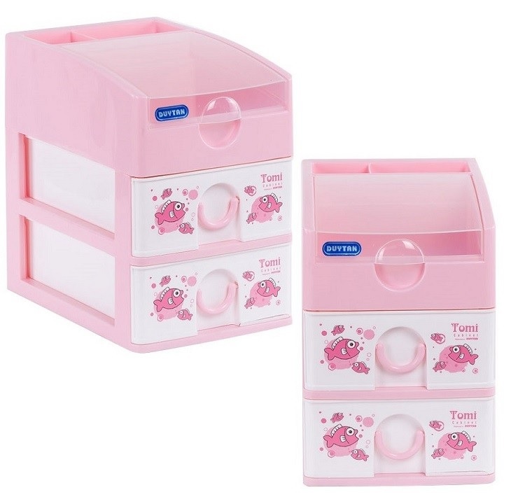 Tủ nhựa DUY TÂN Tomi 3 ngăn - 31836 - Giao màu ngẫu nhiên - Hàng chính hãng