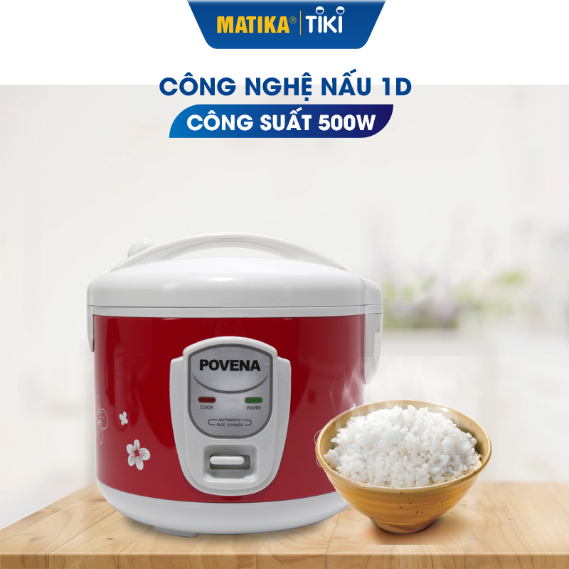 Nồi Cơm Điện POVENA 1.5L PVN-1511 - Hàng chính hãng