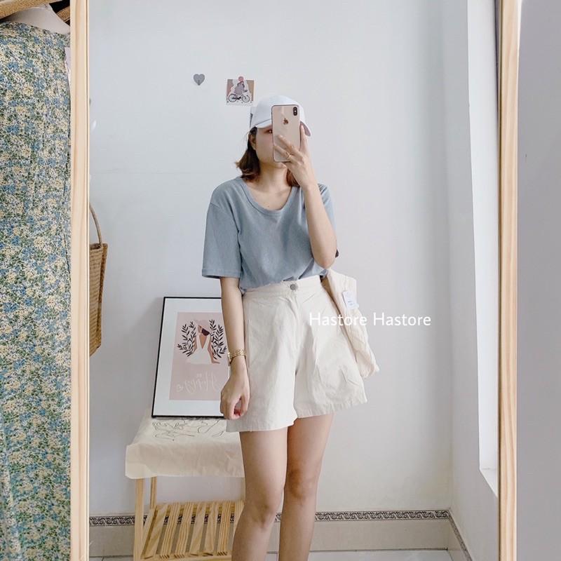 Áo phông giấy cổ tim