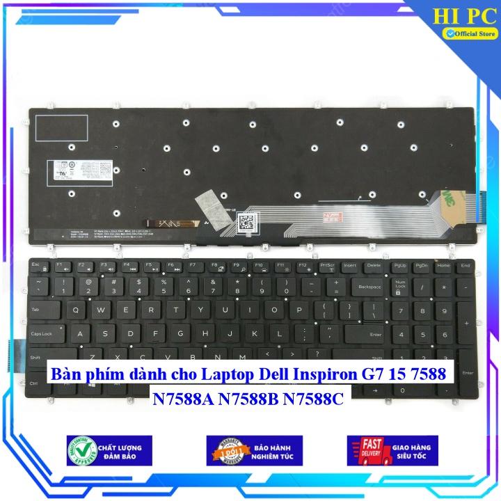 Bàn phím dành cho Laptop Dell Inspiron G7 15 7588 N7588A N7588B N7588C - Hàng Nhập Khẩu