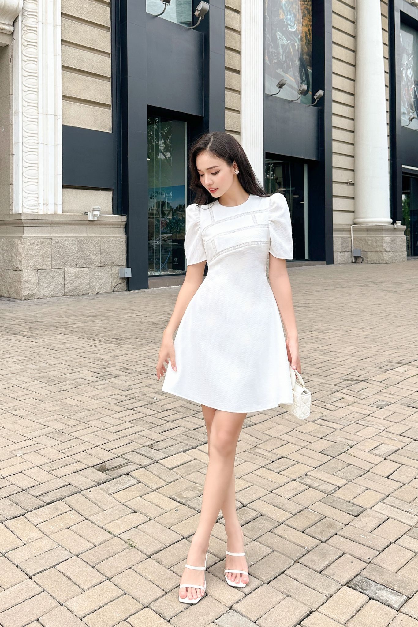 OLV - Đầm Eliza Puff Dress