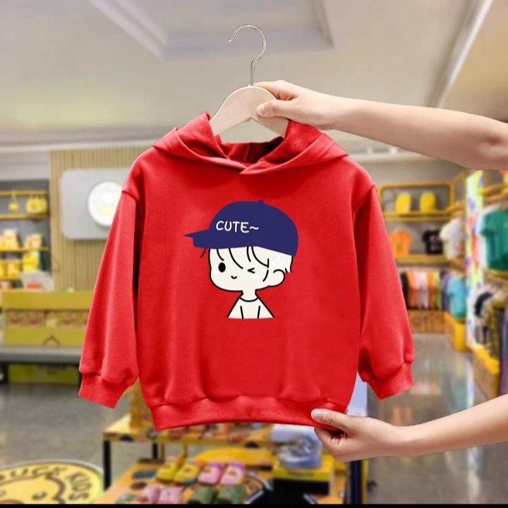 Áo hoodie bé trai đội mũ cute cho bé trai từ 9 đến 33kg , chất nỉ bông siêu xinh