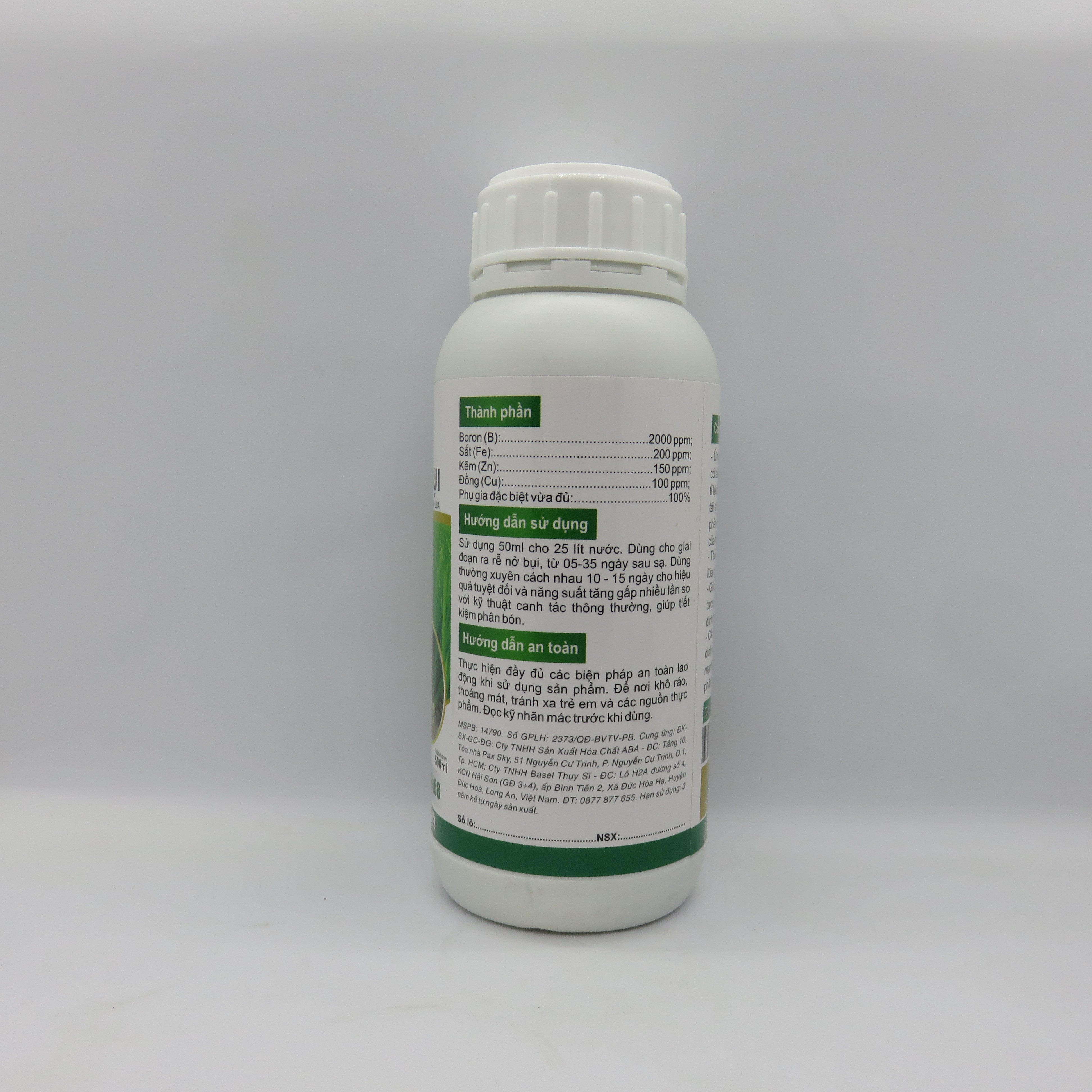 Ra rễ nở bụi - chuyên lúa giúp lúa đẻ nhánh - chai 500ml và 1L