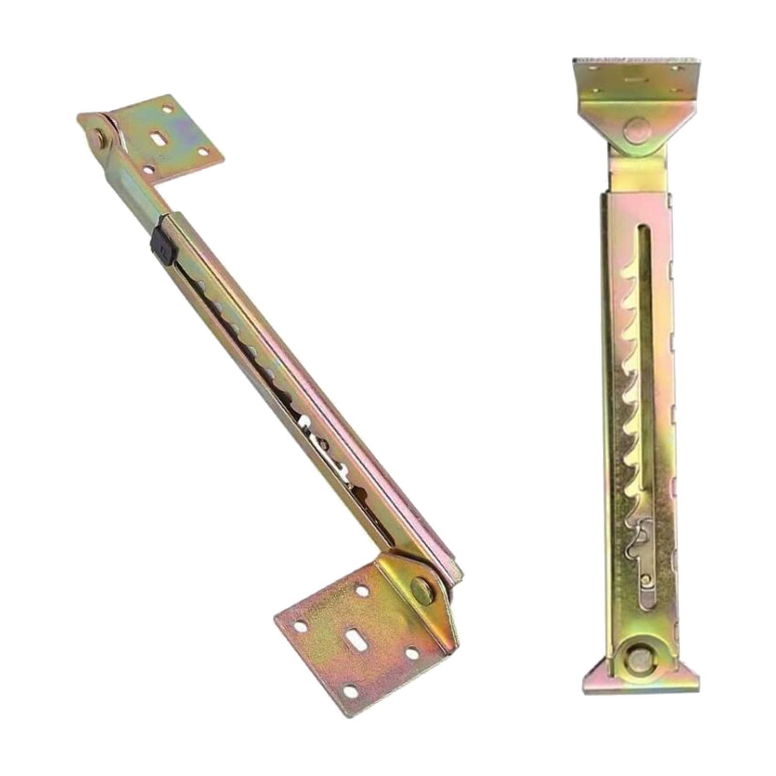 2Pcs Lifting Rod Hinge Hardware 10 Gear Hinge up for Sofa Door Wardrobe