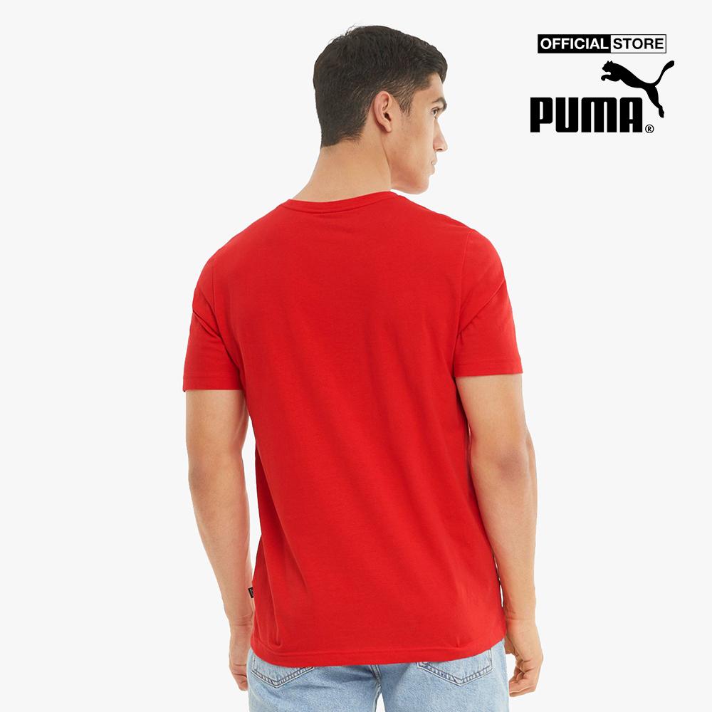 PUMA - Áo thun thể thao nam ngắn tay Essentials Logo Train 586666