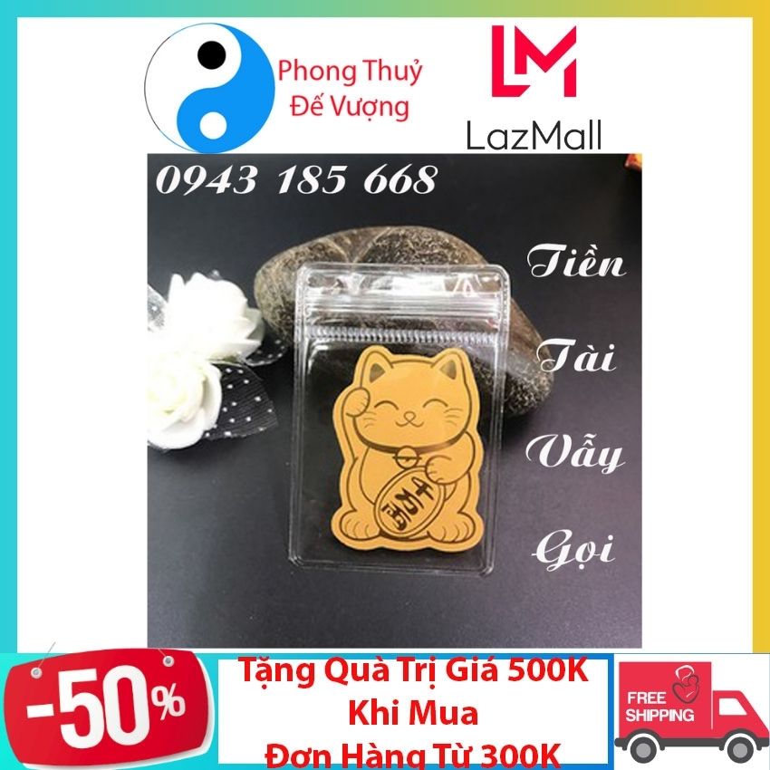 Miếng Dán Mèo Thần Tài Hổ Tài Lộc Nhâm Dần 2022