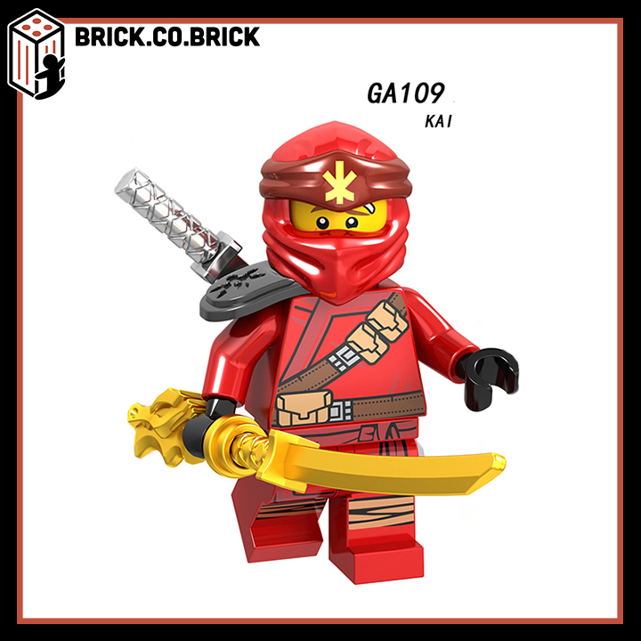 Đồ Chơi Nhân vật Lắp Ráp Đạo chích Ninja Phantom đủ màu Minifig Kiếm Katana GA107 GA114