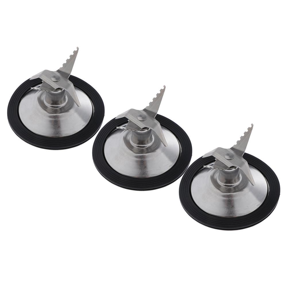 3X Cross Ice Crushing Blade & Gasket Part for Braun Blender Ice Crusher