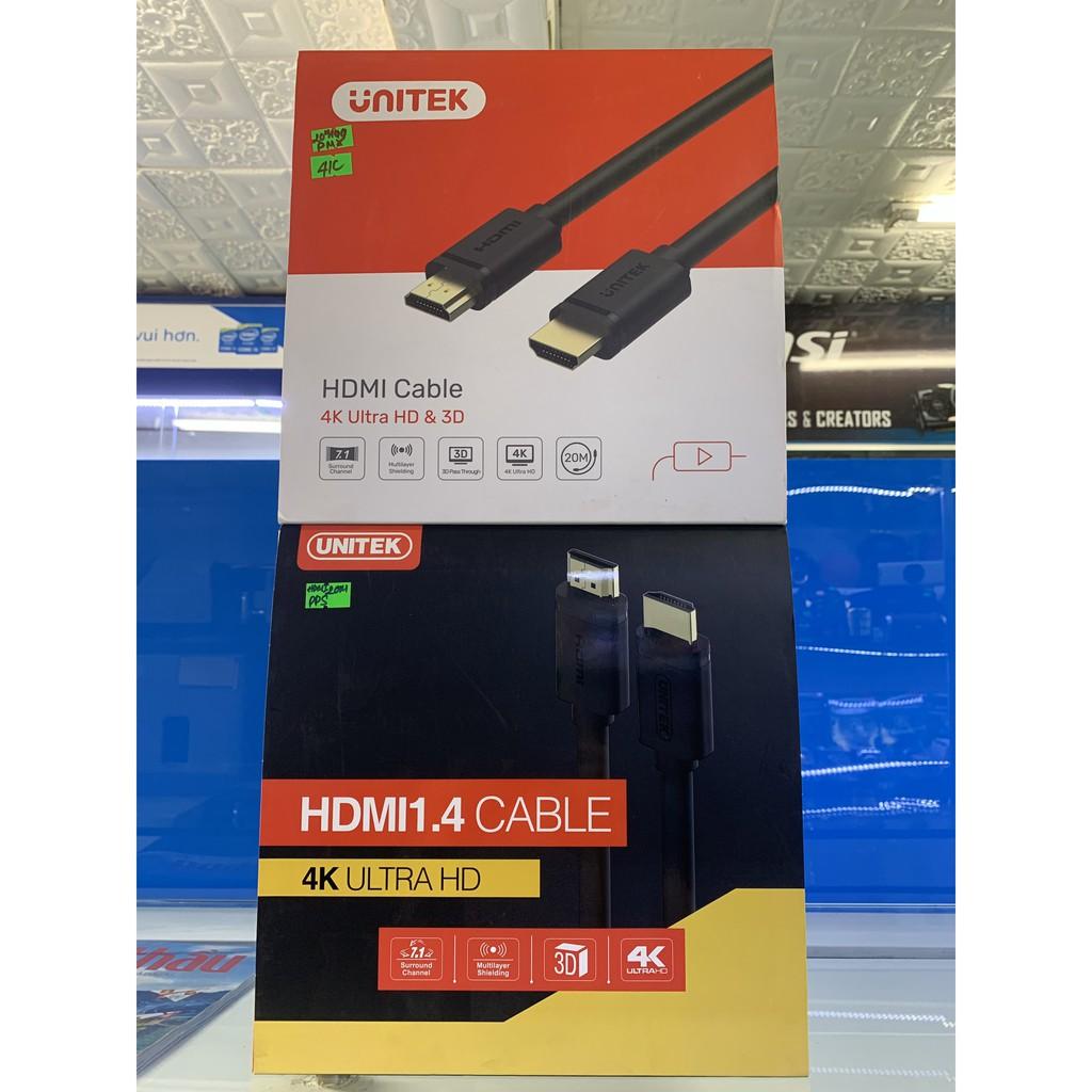 Cáp HDMI 20m Unitek Y-C144M -  Hàng chính hãng