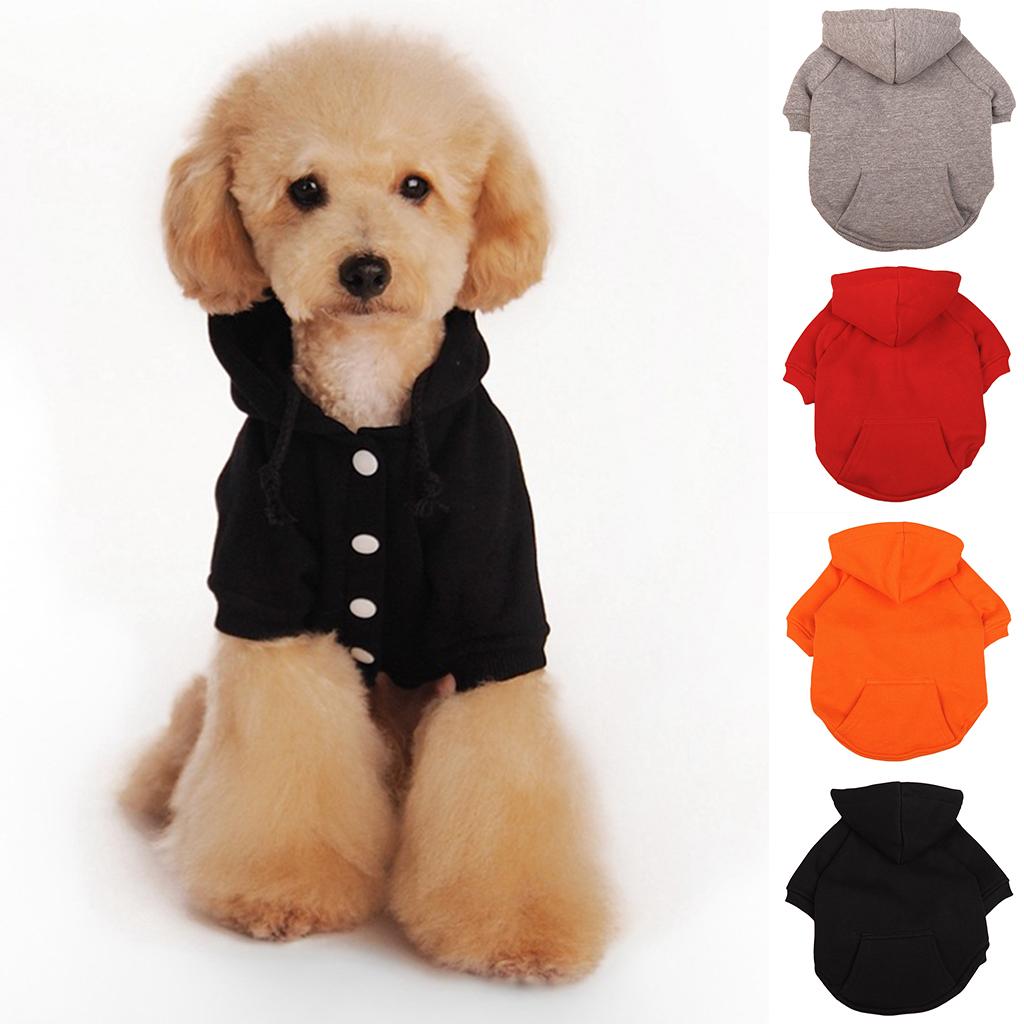 Soft Warm Pet Winter Clothing Dogs Cats Puppies Sports and Leisure Sweater Hoodie Pullover Pet Clothes