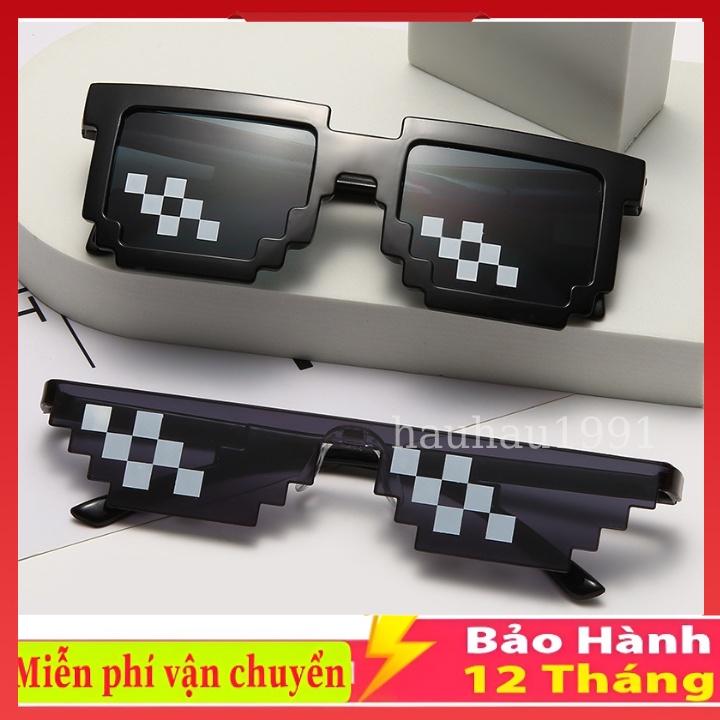 Siêu Rẻ Kính Mắt Nam Nữ Thời Trang Thug Life - Kính Minecraft Hàng Chuẩn Chắc Chắn 6 Chấm Siêu Ngầu