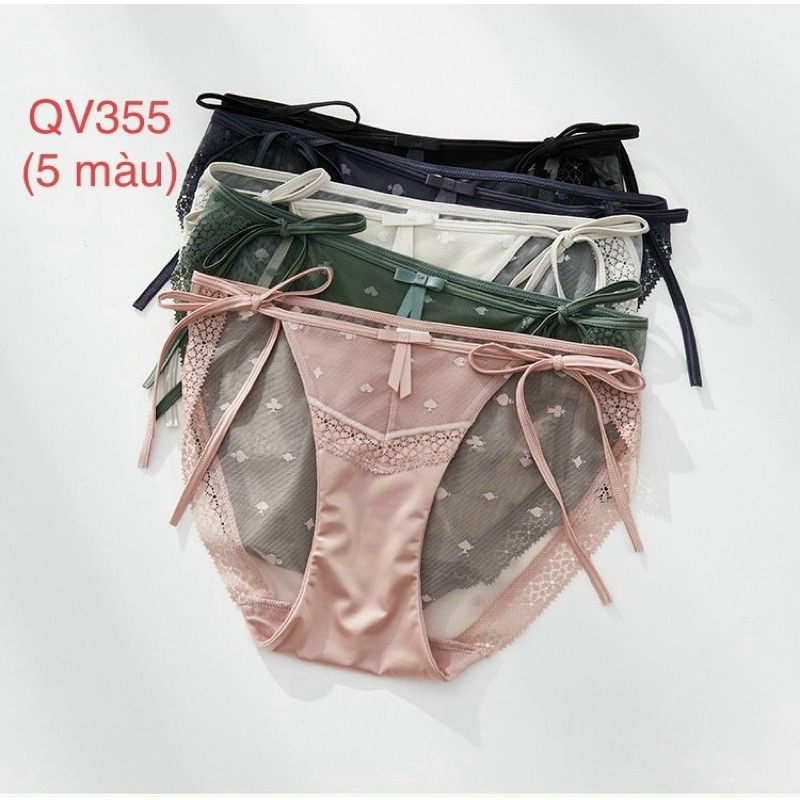 Quần Lót Lưới Siêu mềm , Hàng Quảng Châu Cao Cấp, Lưới Không Đường Viền QV355