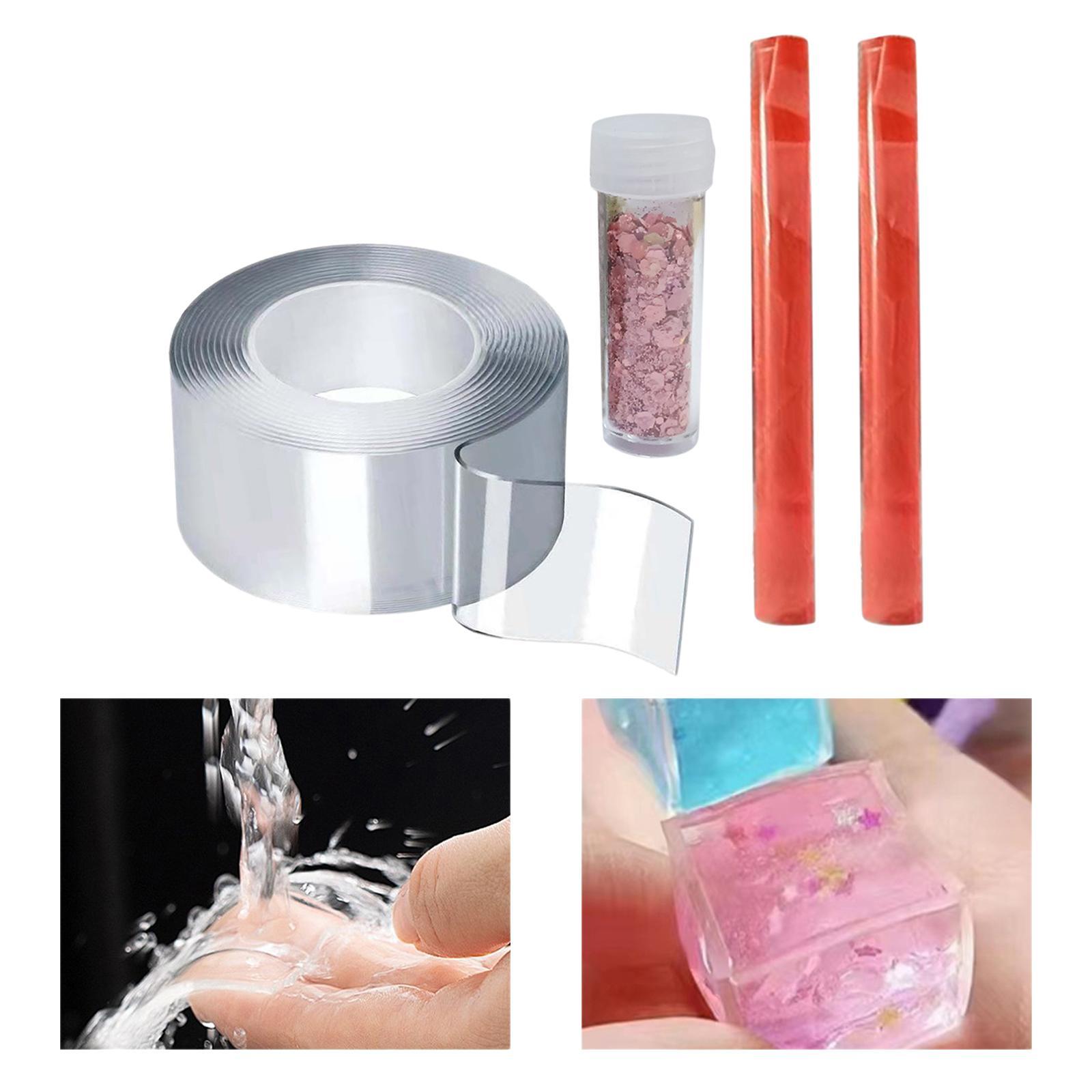 Blow Bubbles Double Sided Tape Relaxing Traceless Tapes Strips DIY Crafts