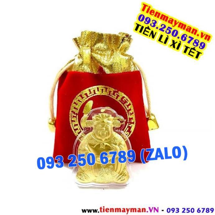 Ông Thần Tài Mạ Vàng Kèm Túi Gấm Phúc Lộc, Làm Quà Tặng Cực Vip Ngày Vía Thần Tài Mùng 10