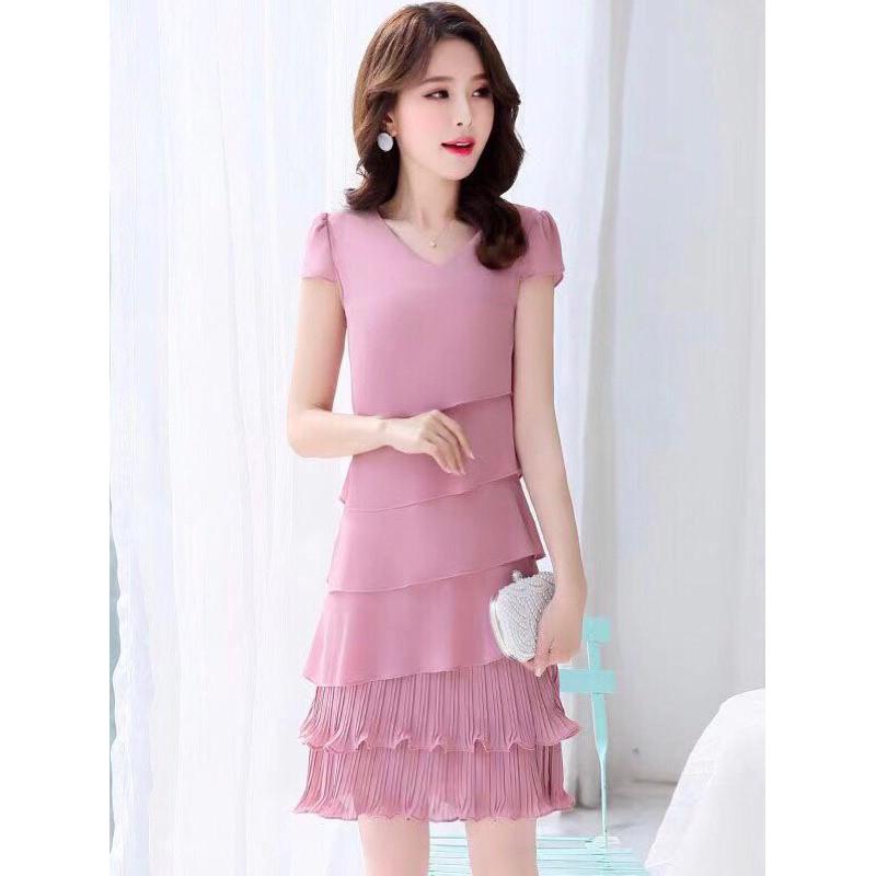 Đầm voan tầng dập li