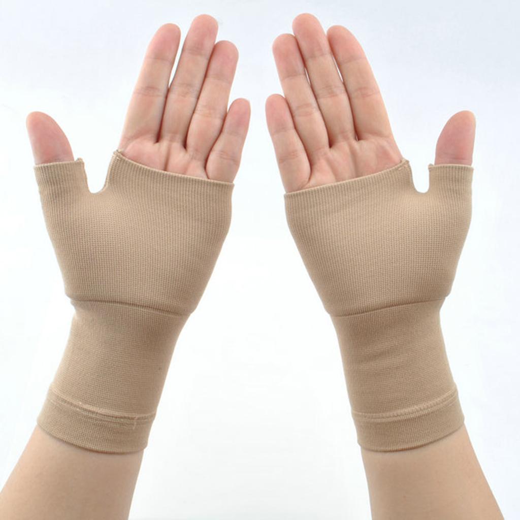 Unisex Compression Gloves Hand Arthritis Joint Pain Relief XL Black