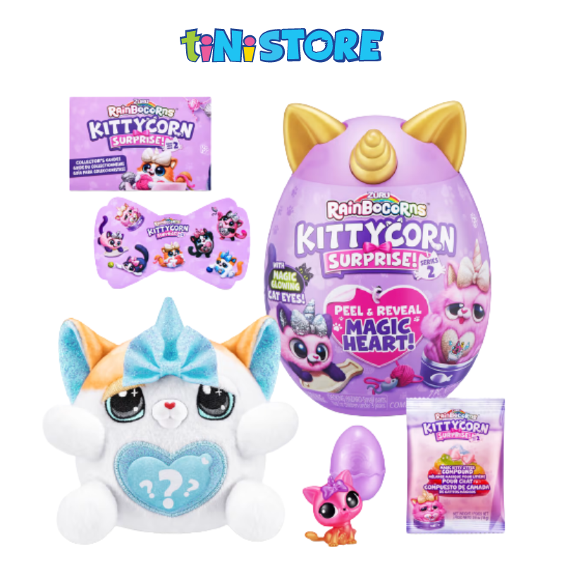 Đồ chơi trứng kỳ lân mèo con Zuru Rainbocorns Kittycorn S2