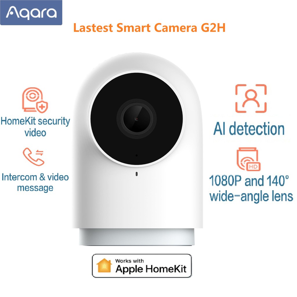 Camera Wifi Tích Hợp Hub ZIGBEE AQARA G2H Pro, Độ Phân Giải Full HD 1080p, Tương Thích HomeKit, Đàm Thoại 2 Chiều, Hàng Chính Hãng, BH 12 Tháng