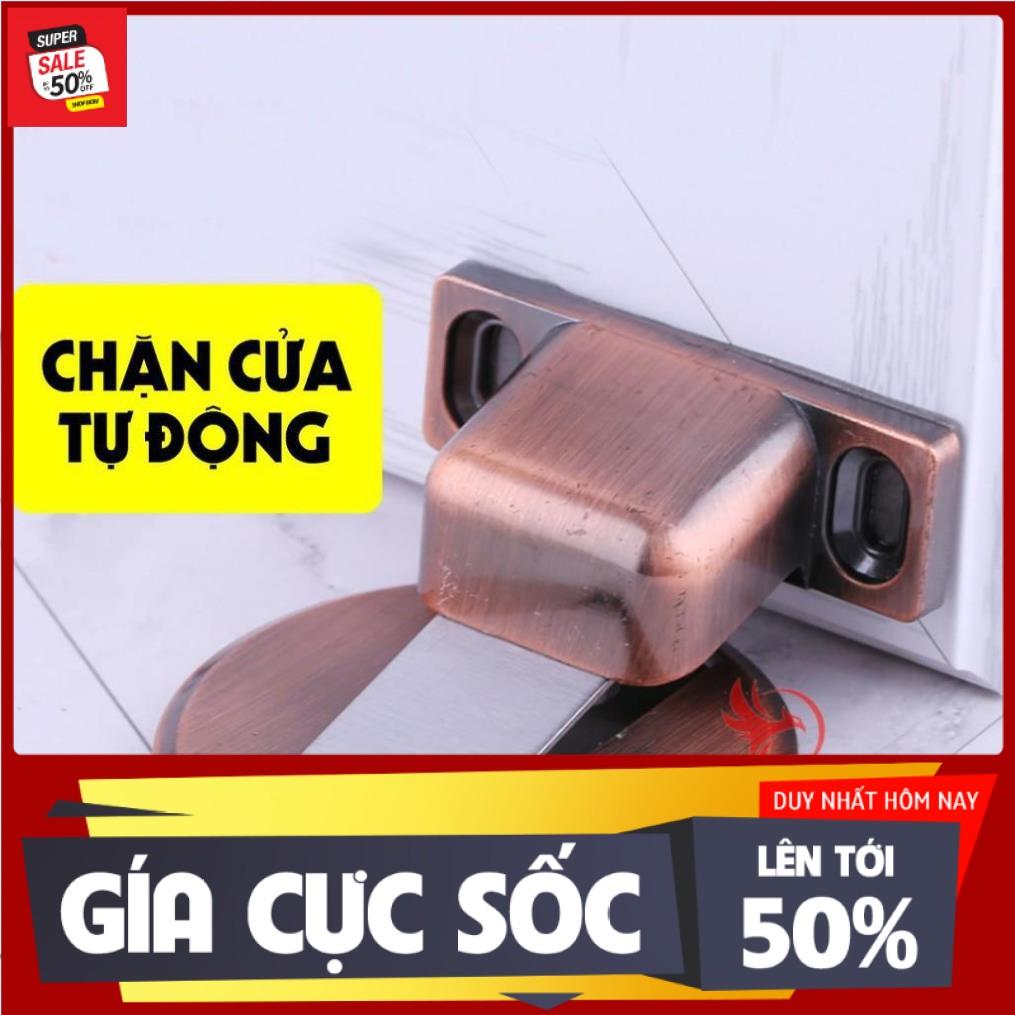 Chặn cửa nam châm đế mỏng, hít cửa inox 304 kiểu bền đẹp chống va đập tiện dụng, thiết kế thông minh, siêu mỏng CHỐNG ỒN