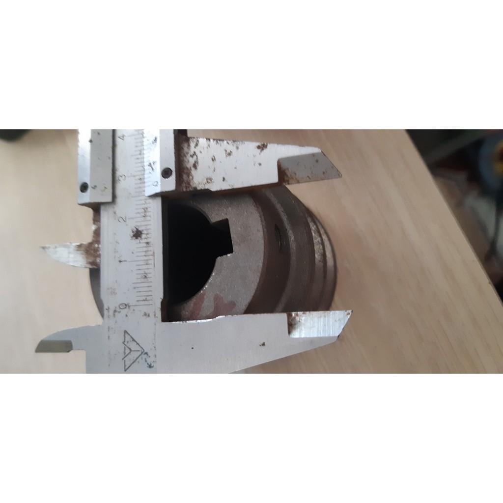 Puly sắt 6 phân cốt 24mm 2 rãnh