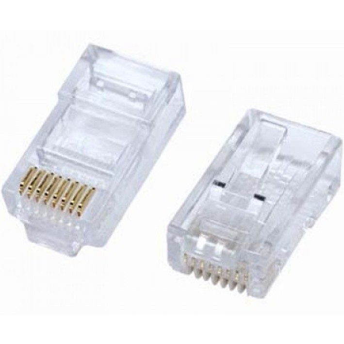 Hạt mạng AMP Tyco RJ45 hộp 100 hạt, dùng cho dây mạng CAT5 , CAT6
