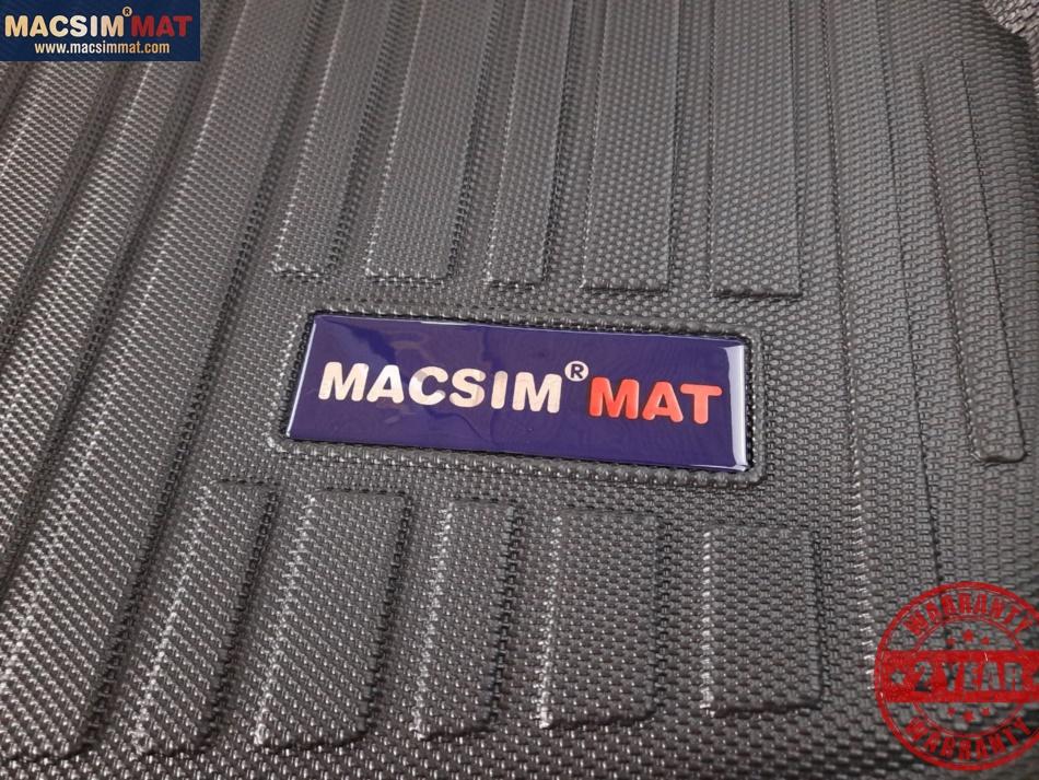 Thảm lót cốp Porsche Macan 2014-2017 nhãn hiệu Macsim chất liệu TPV cao cấp màu đen