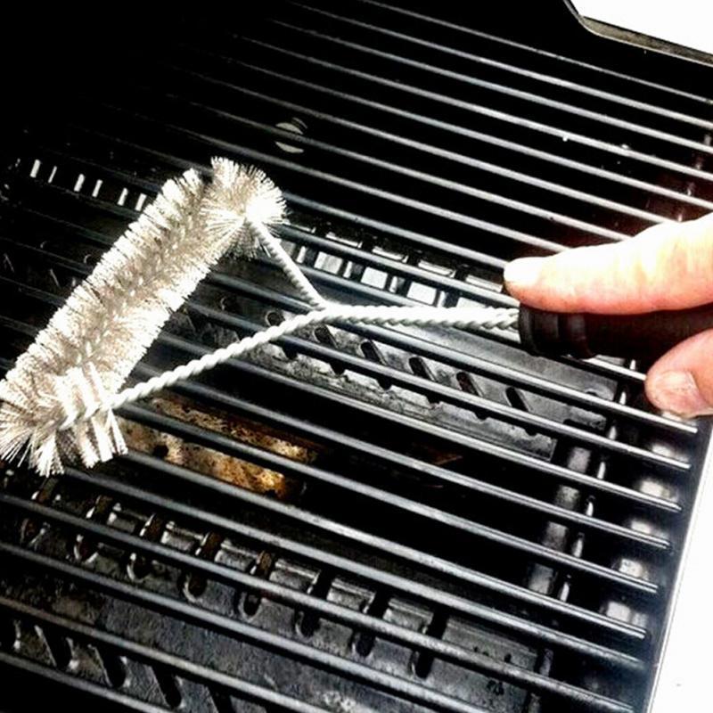 Cọ Vệ Sinh Vỉ Nướng ANAEAT Hình Tam Giác Bằng Thép Không Gỉ Cho Vỉ Nướng BBQ