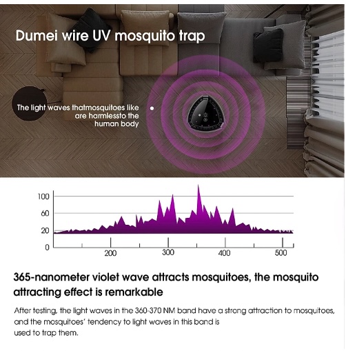 Đèn bắt muỗi diệt côn trùng gia đình hiệu quả Hormex ML-60