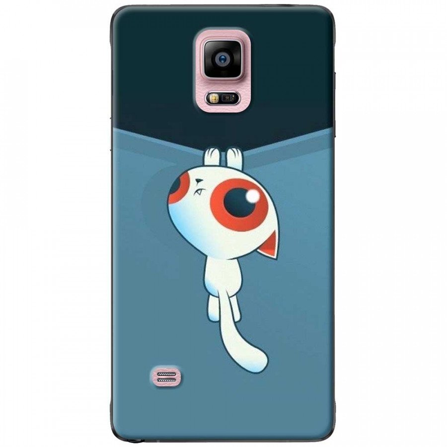 Ốp lưng dành cho Samsung Galaxy Note 4 mẫu Mèo kéo rèm