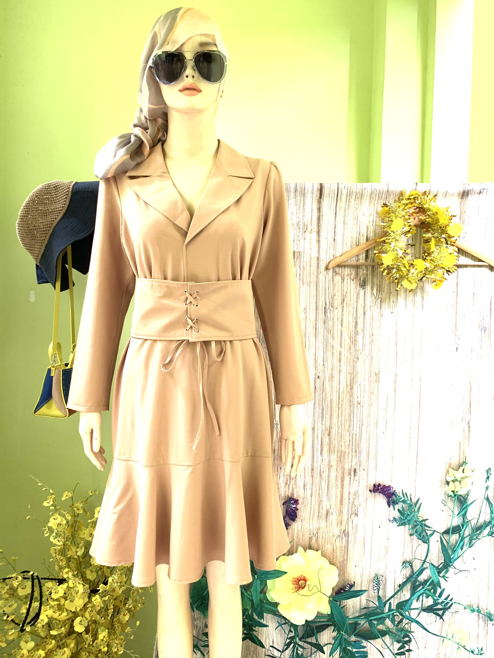 Đầm ôm đuôi cá cotton lạnh cao cấp