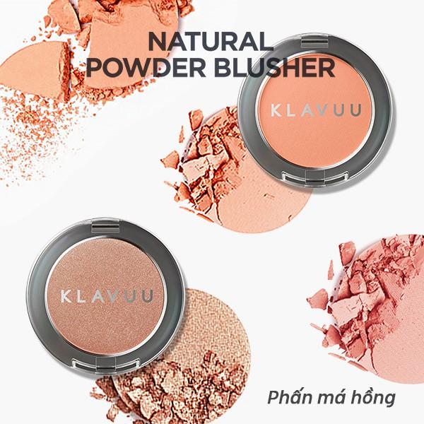 Phấn má hồng KLAVUU Urban Pearlsation Natural Powder Bluser (5.5g)