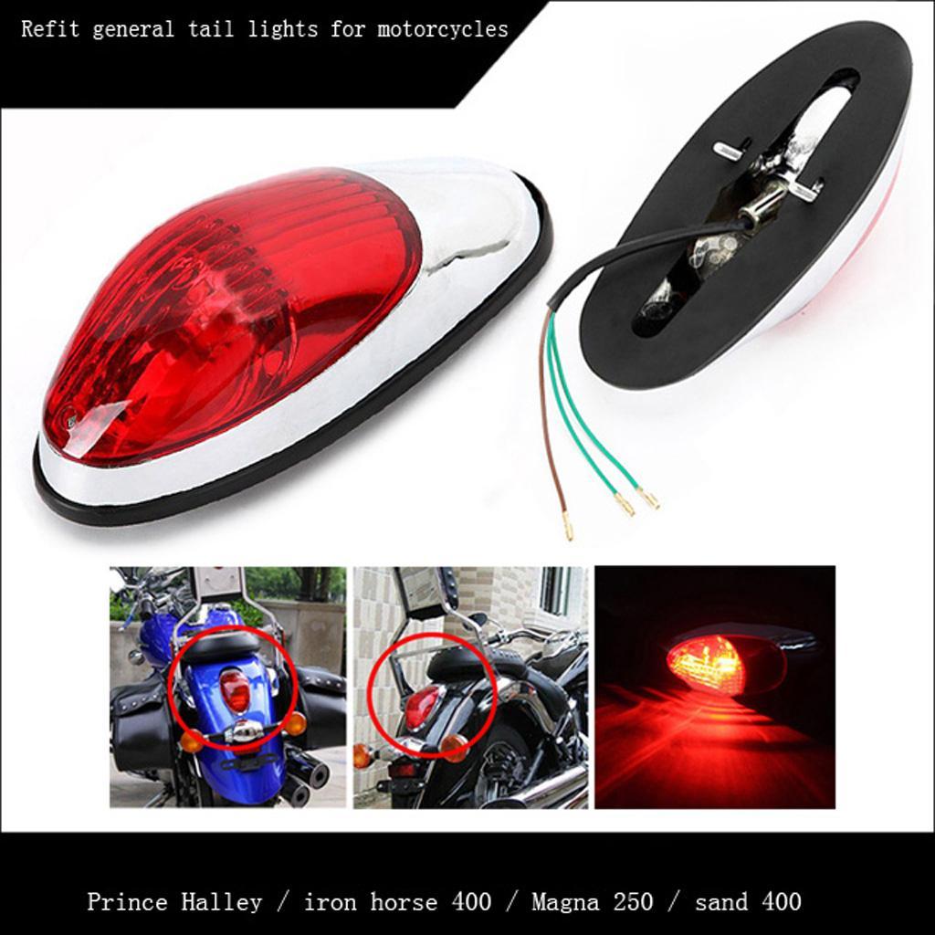Universal Motorcycle Rear Tail Brake Stop Light 12V for Steed 400