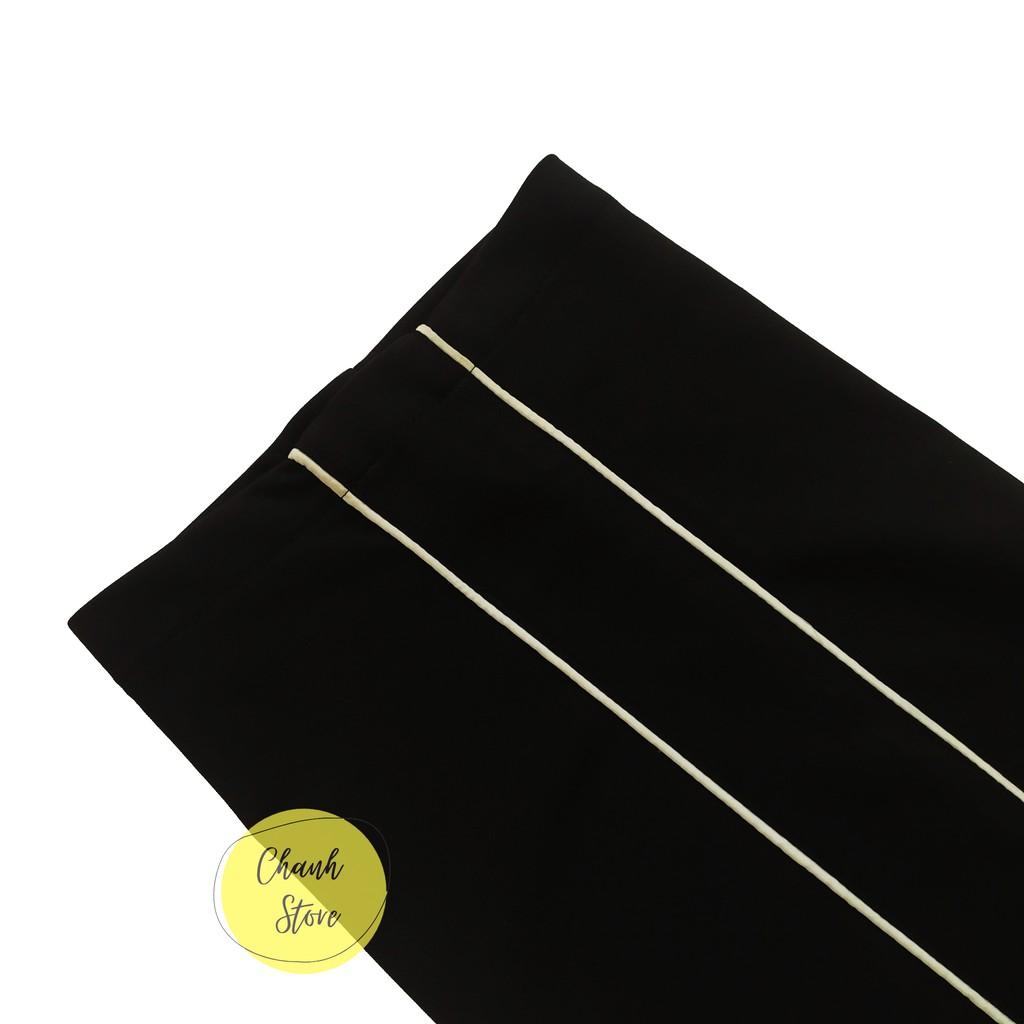 Quần Ống Suông Rộng Nam Nữ Track Pant Kẻ Sọc ullzang - Trouser line