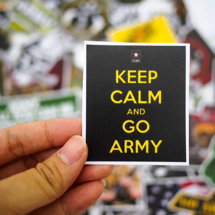 Set 100 Sticker - Army