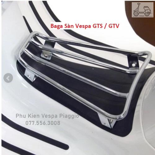 Baga Sàn dành cho xe Vespa Màu trắng inox