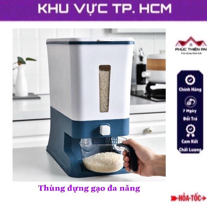 Thùng đựng gạo, đựng hạt đa năng, tiện dụng