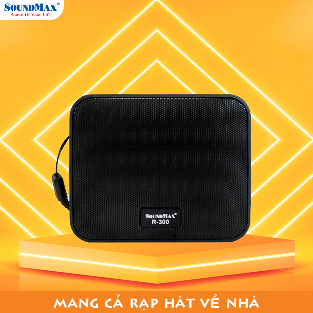 [Hàng Chính Hãng] Loa di động chống nước SoundMax R-300/1.0 | Loa Bluetooth SoundMax R300 - Hàng chính hãng