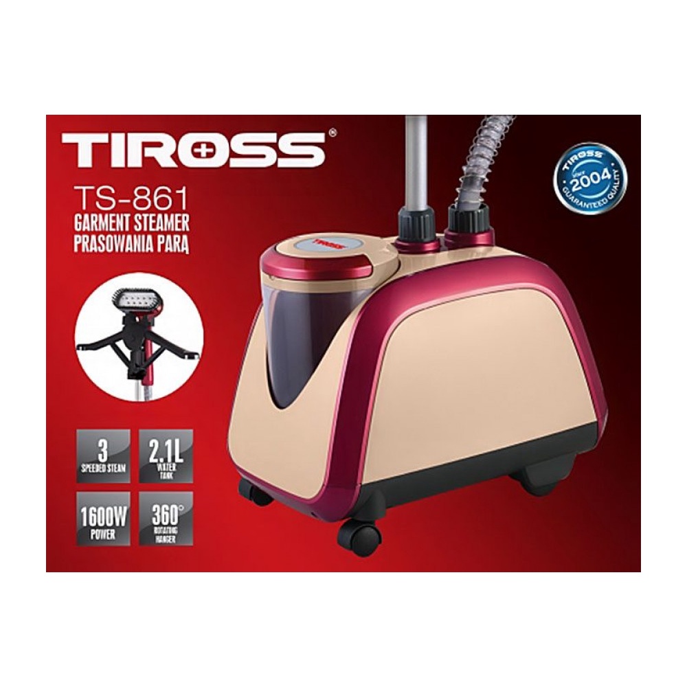 Bàn Ủi Hơi Nước Đứng Tiross TS861 1600W - Hàng chính hãng