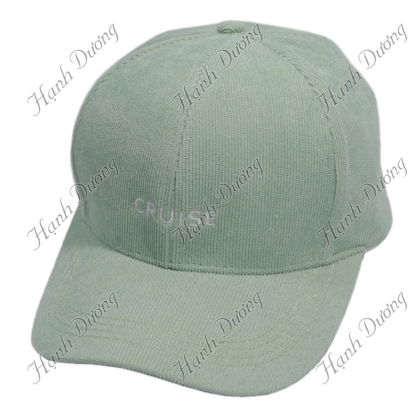 Nón kết nhung thêu chữ Cruise mũ lưỡi trai phong cách UIzzang form unisex nam nữ thời trang