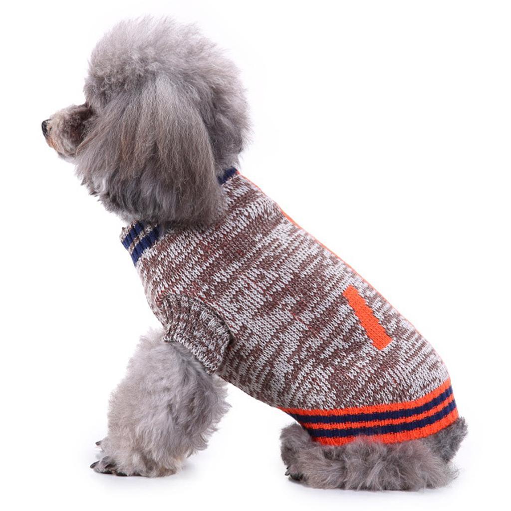 Dog Sweater Pet Puppy Thick Warm Clothes Jumper Winter Apperal